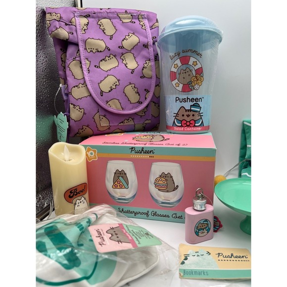 Pusheen Exclusive Box Lot Bundle New Limited Edition Collectibles 3 Shirts S - Picture 2 of 16